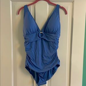 EUC/NWOT Michael Kors Blue One Piece Swimsuit